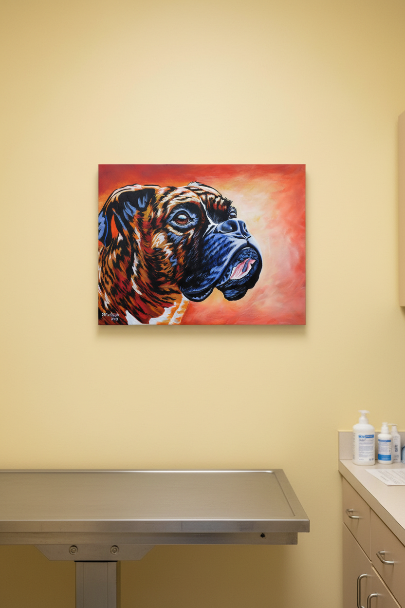 Evander Acrylic on Canvas 15" x 20"