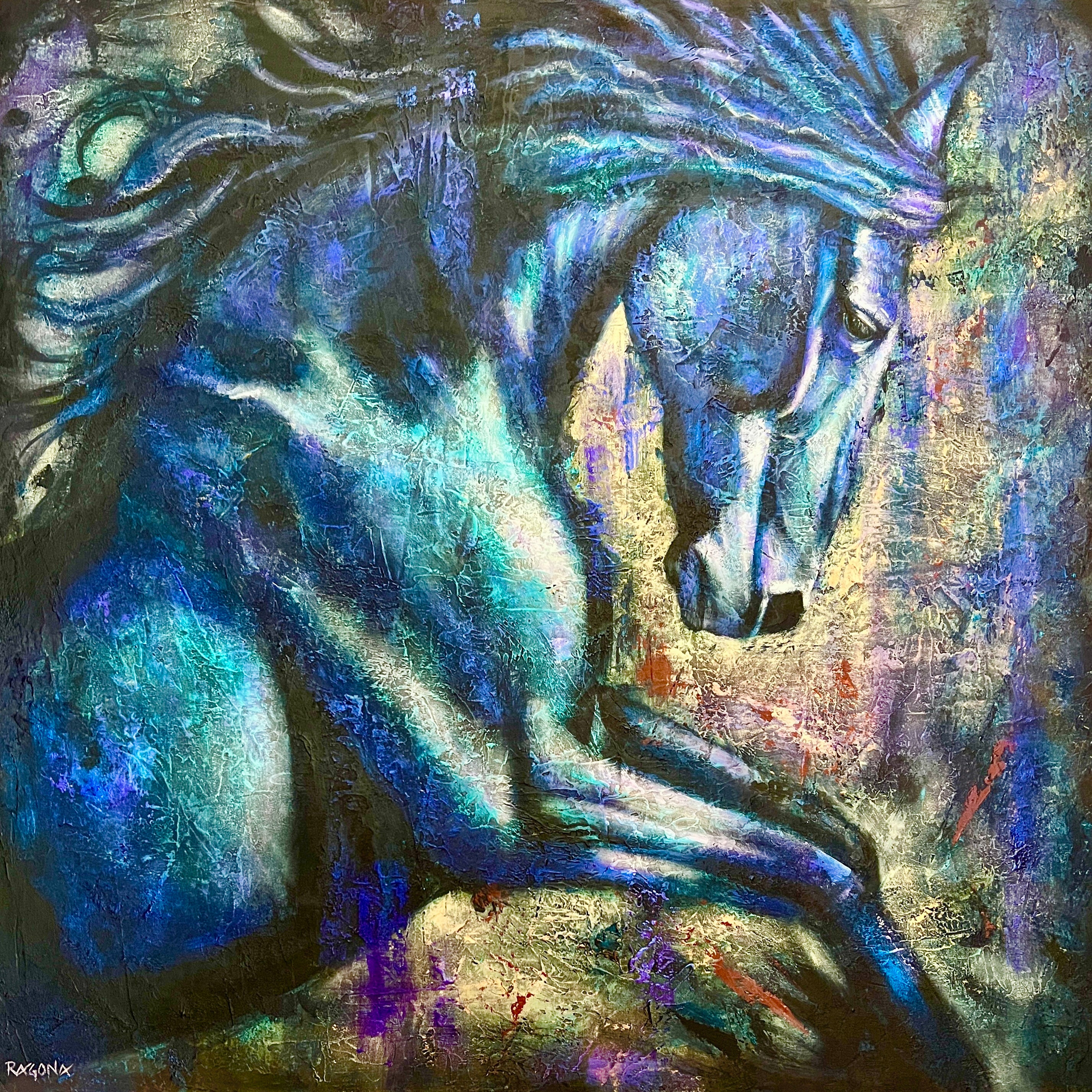 Prism Leap Acrylic on Canvas 36