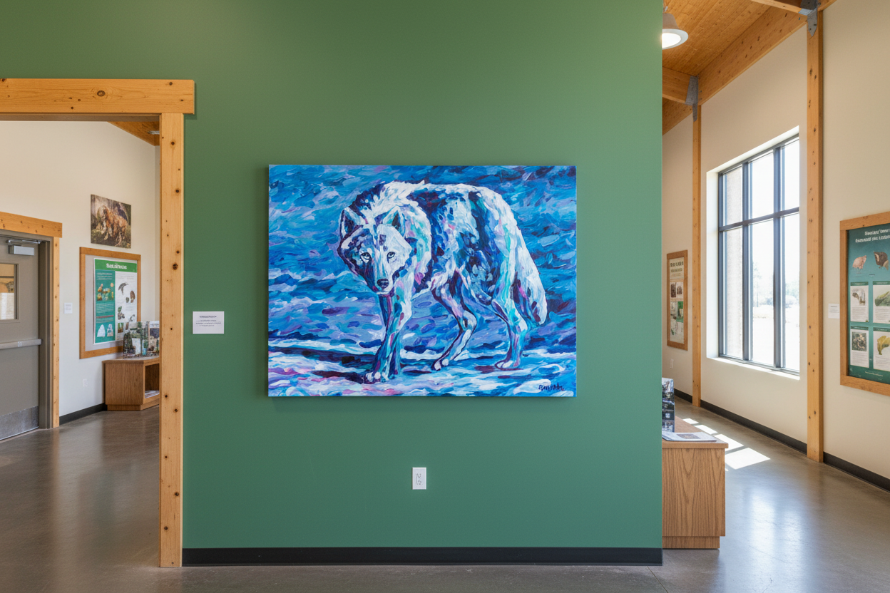 Alpha Female Acrylic on Canvas 30" x 40"