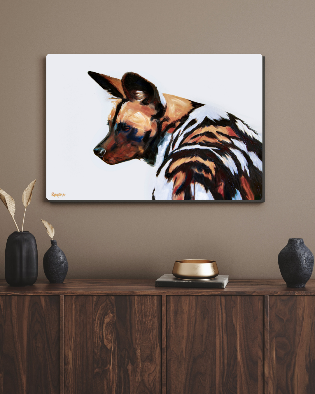 She Waits Oil on Canvas Giclee 12″ x 16″