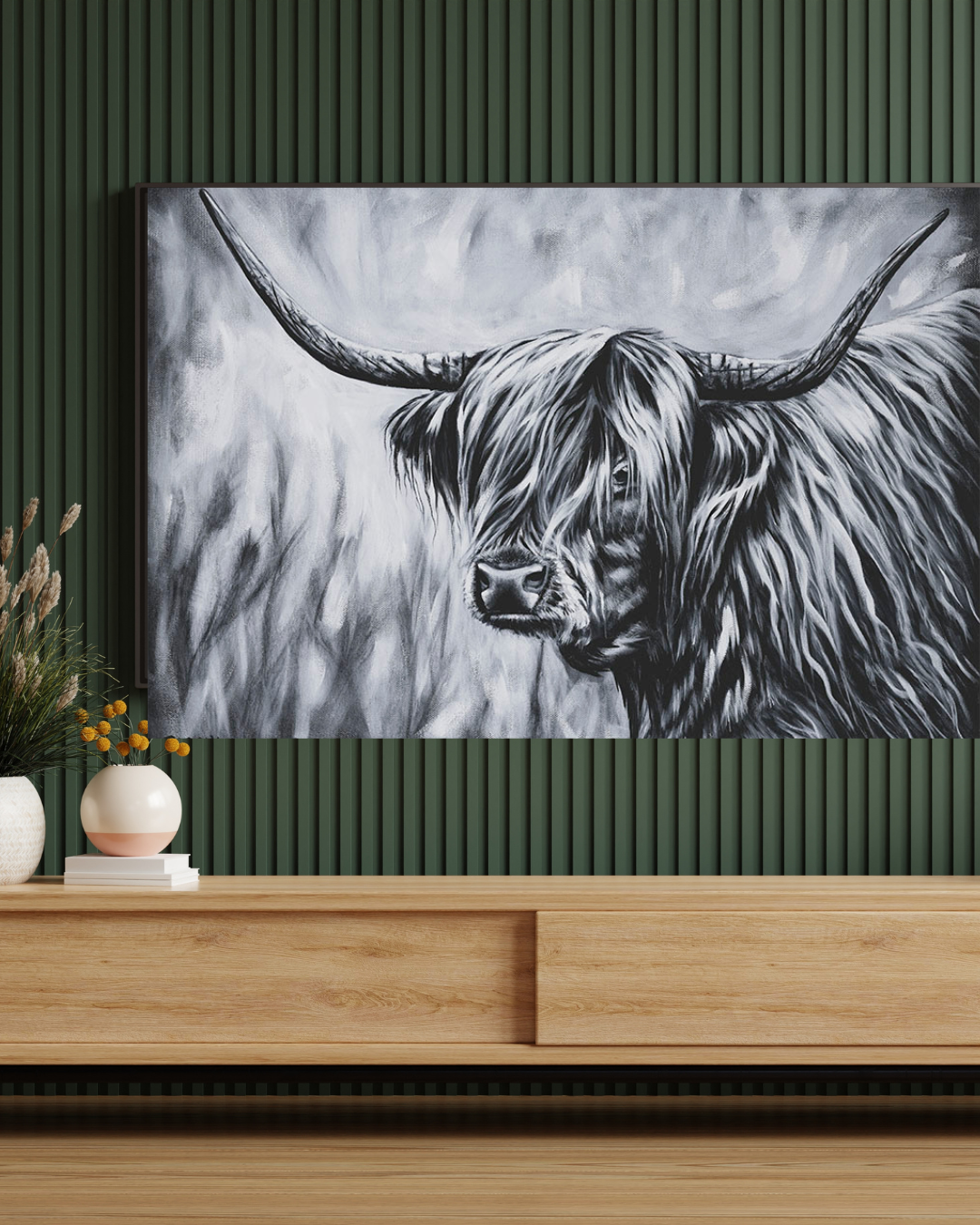 He's Introspective Oil on Canvas Giclee 18″ x 24″