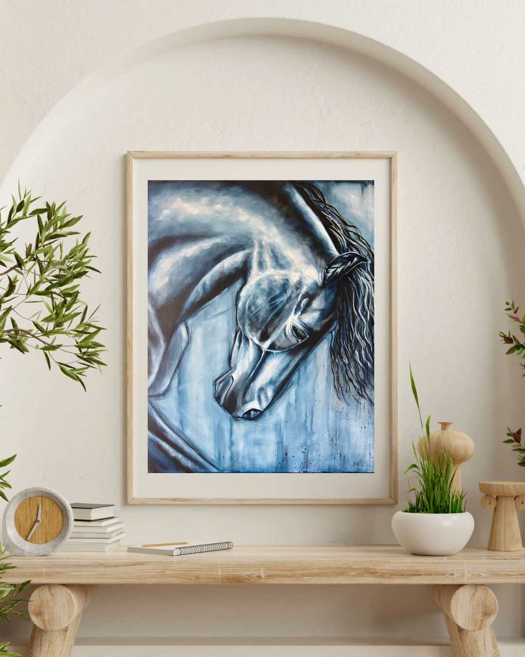 Inner Work Oil On Canvas Giclee 20" x 24"
