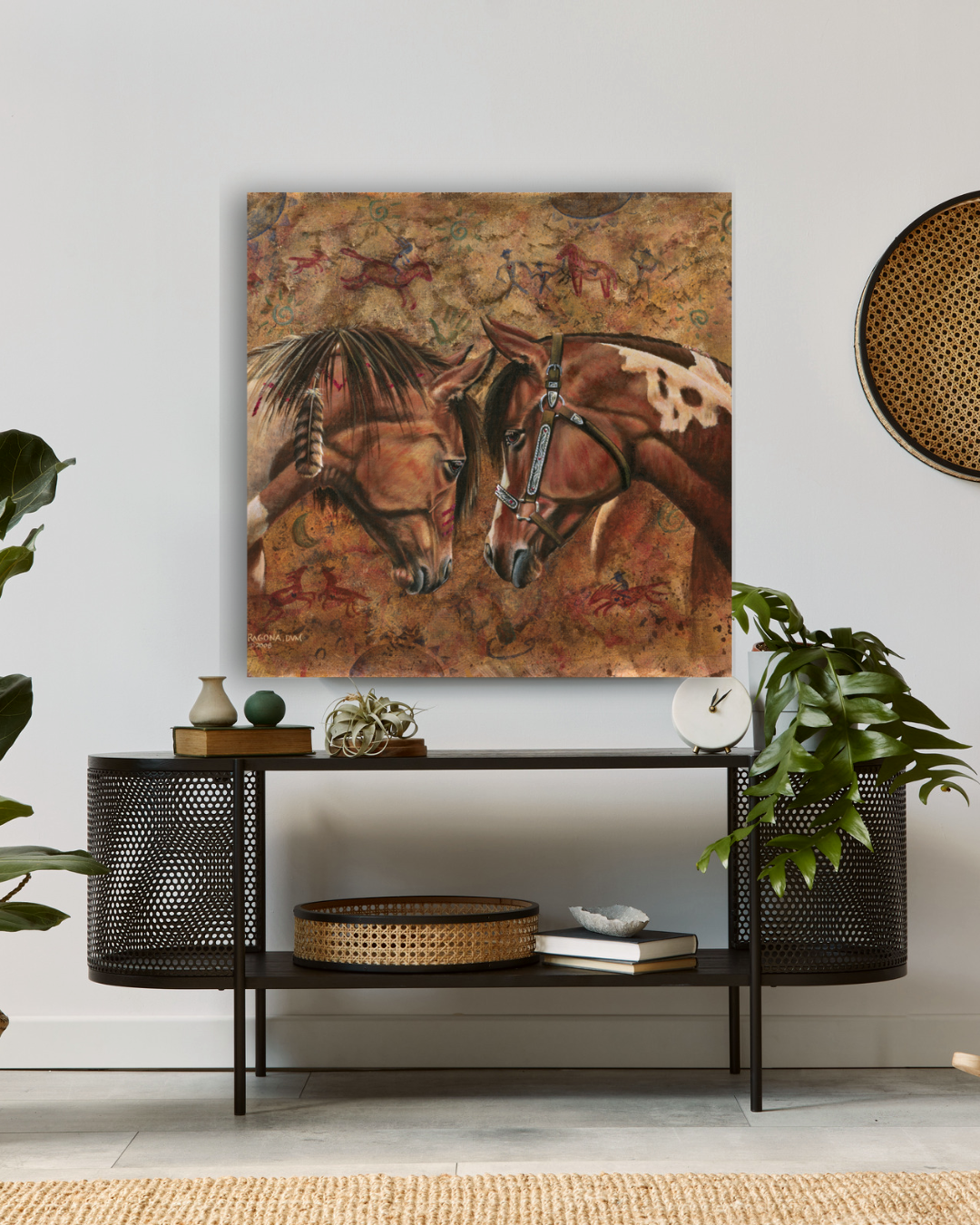 The Ancestor Oil on Canvas Giclee 24″x 24″