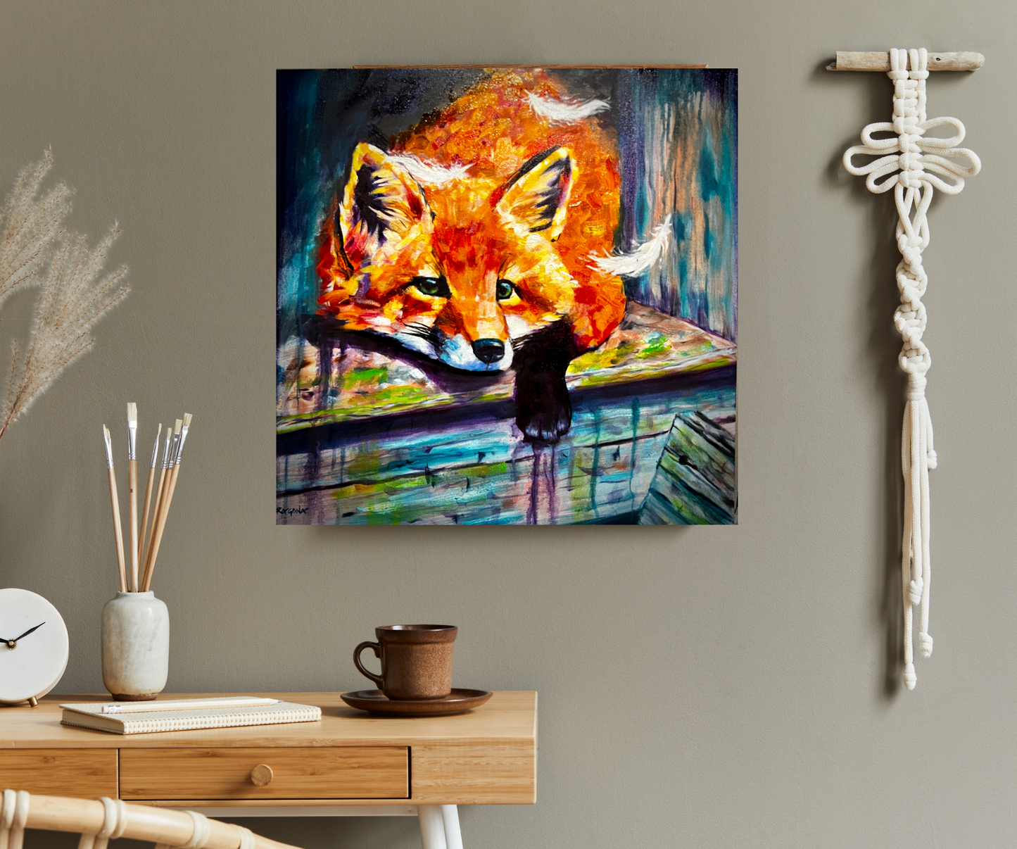 fox in the hen house drk art