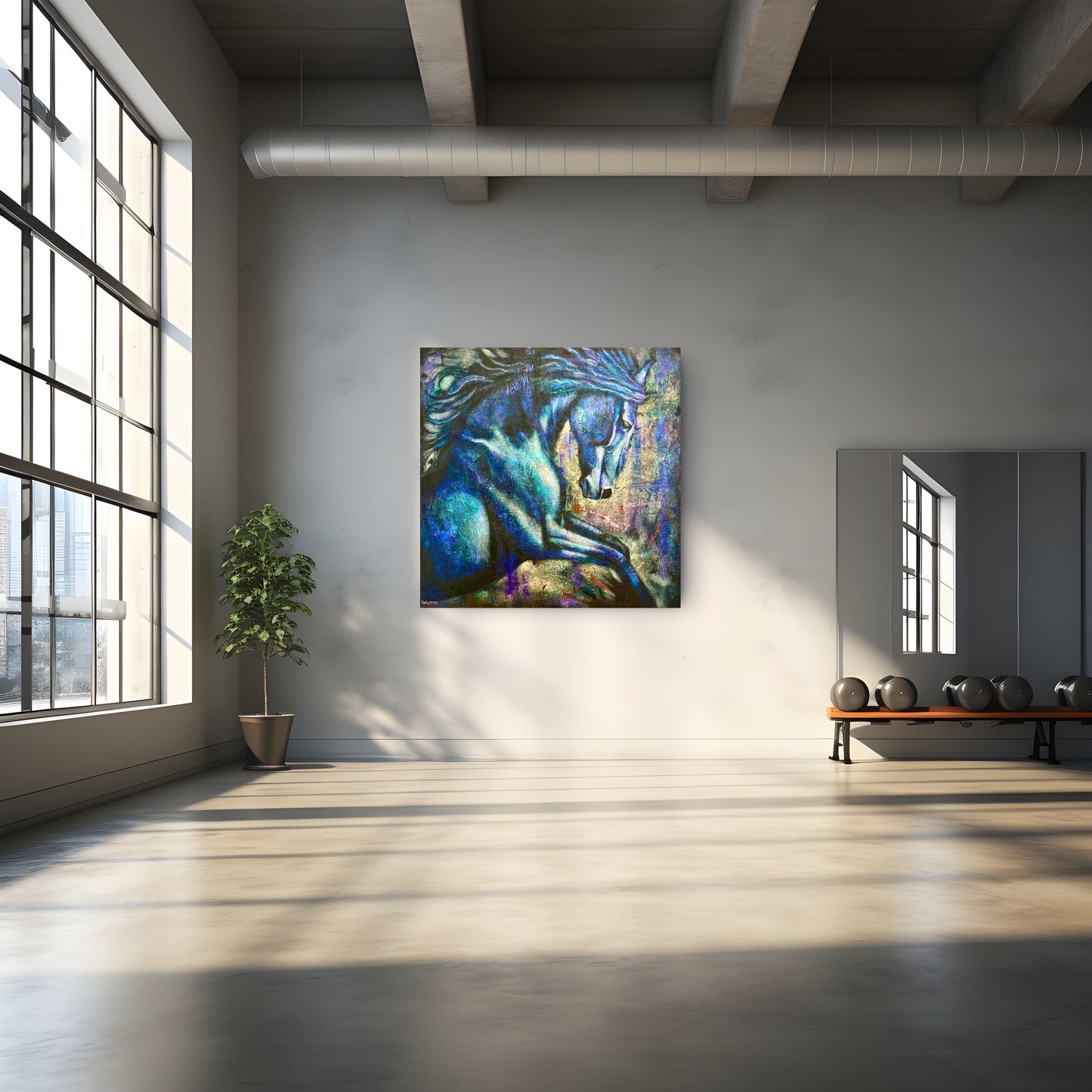 Prism Leap Acrylic on Canvas 36"x36"