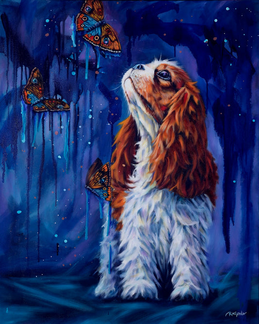 Chasing Dreams Oil on Canvas Giclee 24" x 36"