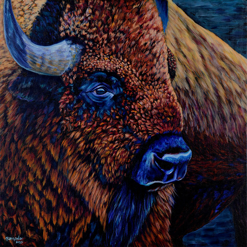 Forever Untamed Oil on Canvas 20" x 20"