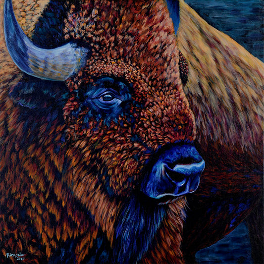 Forever Untamed Oil on Canvas 20" x 20"