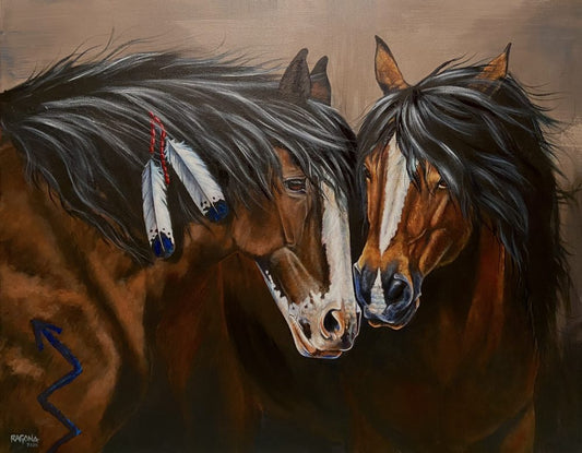Together We Stand Acrylic on Canvas Giclee 24" x 32"