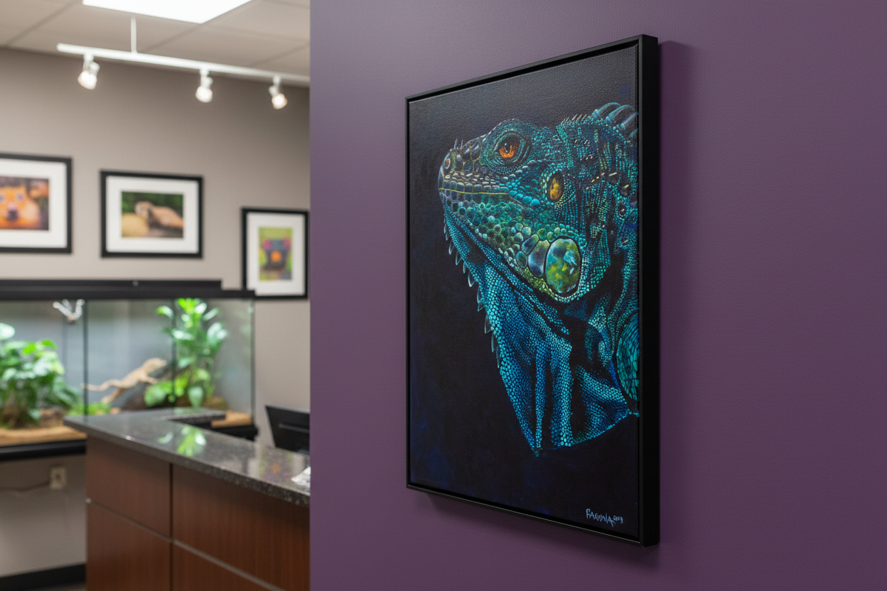 Benevolent Dragon Oil on Canvas  14" x 18"