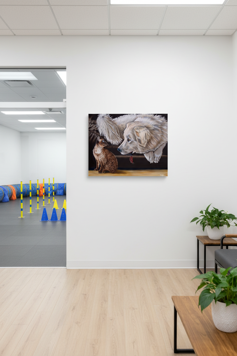 Keep Away Oil on Canvas 24" x 30"