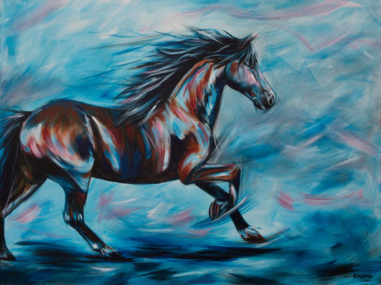 Freedom Acrylic on Canvas Giclee 30" x 40"