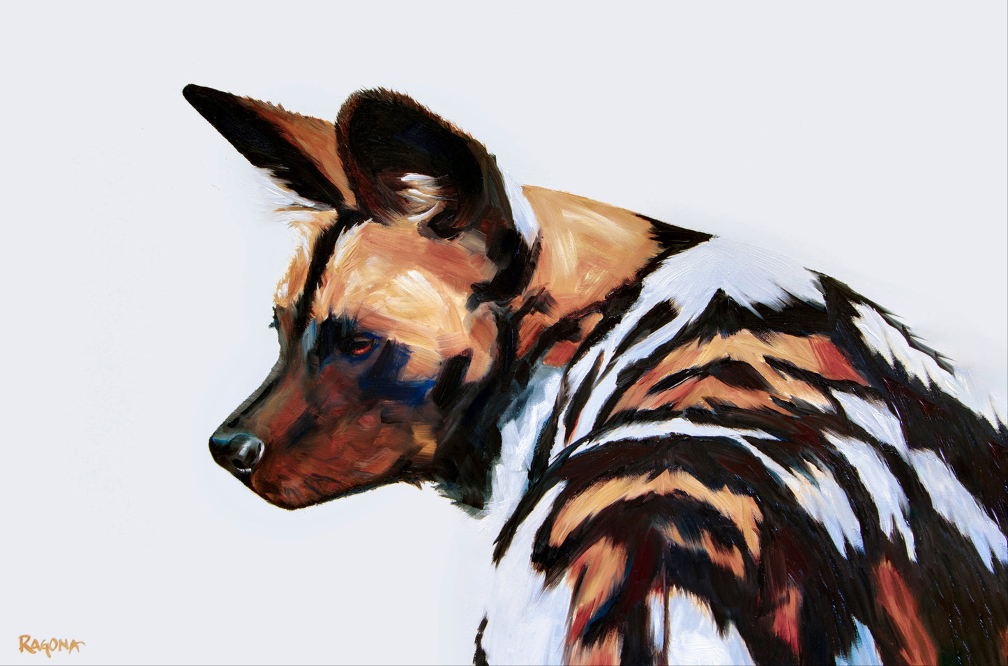 She Waits Oil on Canvas Giclee 12″ x 16″