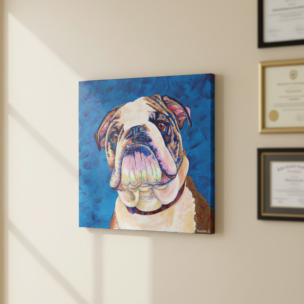 Bubba Canvas Giclée 18″ x 18″