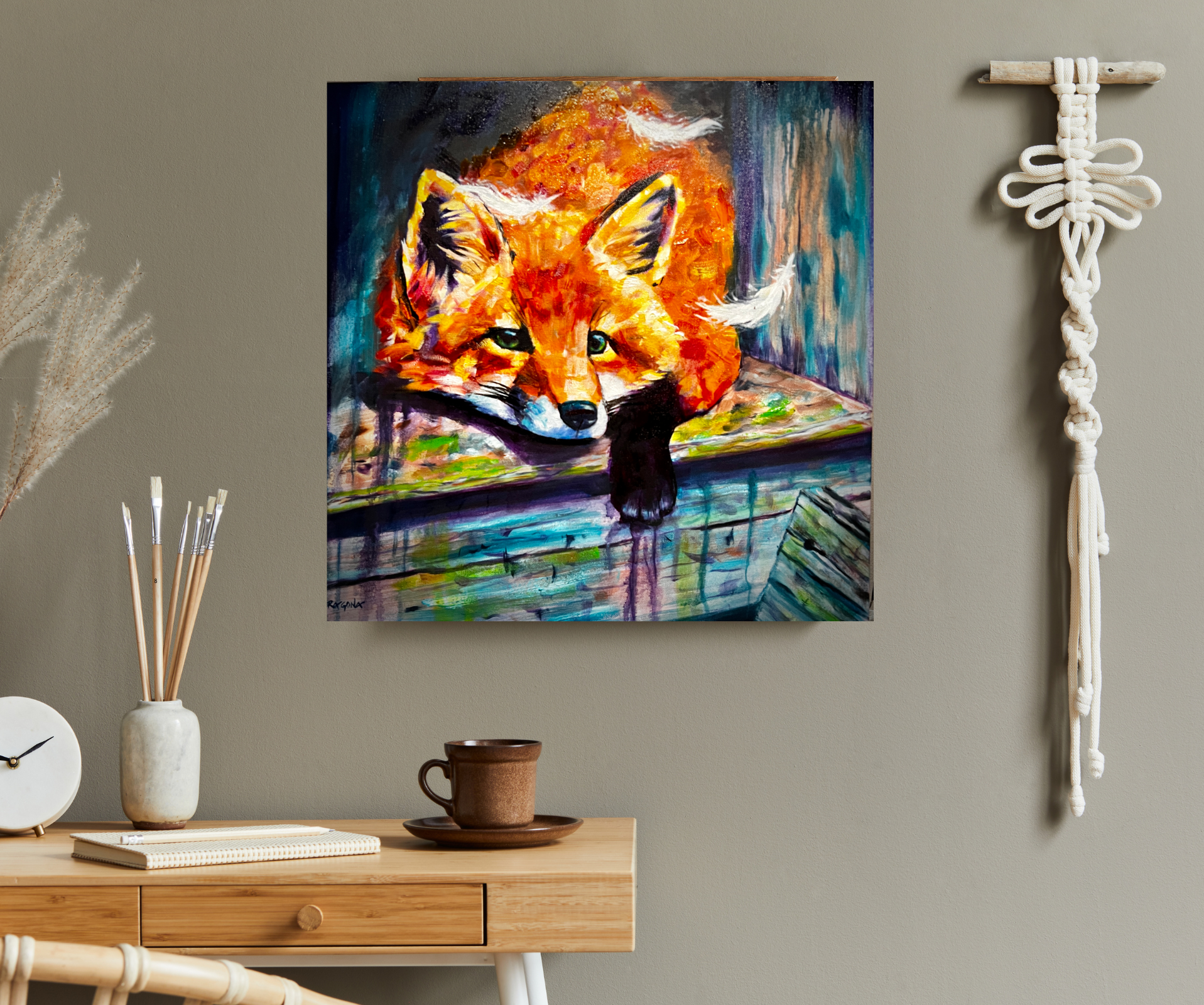 fox in the hen house drk art